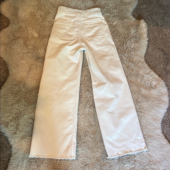 MNG Catherines Cream Flare Jeans - Picture 6 of 6